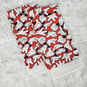Mickey Mouse Kitchen Hand Towels Disney NWOT